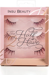 Insu Beauty Half 3/4 Re-useable Luxury Eyelashes - 3 Pairs